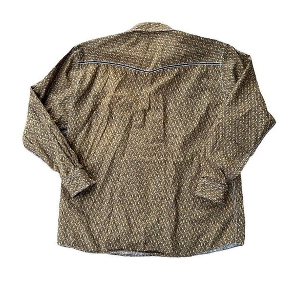 Vintage Cowboy Hardware Button Up Shirt Mens XL Long Sleeve Western - Picture 2 of 4